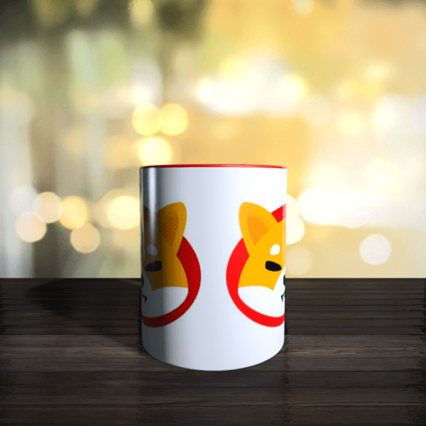 Jack and Rex | RED Handle Ceramic : Shiba Inu Simulated Coin Red handle, Red Crypto Fan Coffee Cup, White Printed Microwave and Dishwasher Safe | White Printed Coffee | 325ML Ceramic Coffee Mug (325 ml) Jack and Rex | RED Handle Ceramic : Shiba Inu Simulated Coin Red handle, Red Crypto Fan Coffee Cup, White Printed Microwave and Dishwasher Safe | White Printed Coffee | 325ML Ceramic Coffee Mug (325 ml)