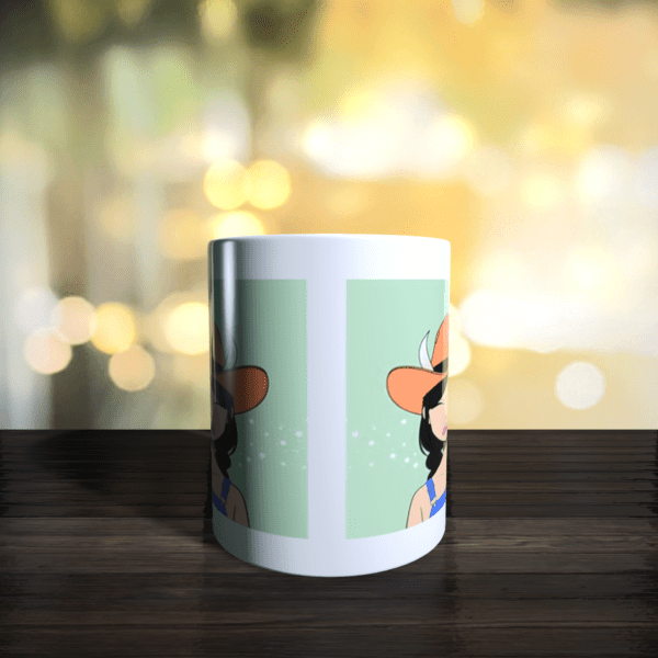 Jack and Rex | Plain Ceramic : Cosmic Cowgirl #6968 NFT White White Crypto NFT Fan Coffee Cup, White Printed Microwave and Dishwasher Safe | White Printed Coffee | 325ML Ceramic Coffee Mug (325 ml) Jack and Rex | Plain Ceramic : Cosmic Cowgirl #6968 NFT White White Crypto NFT Fan Coffee Cup, White Printed Microwave and Dishwasher Safe | White Printed Coffee | 325ML Ceramic Coffee Mug (325 ml)