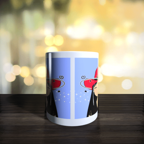 Jack and Rex | Plain Ceramic : Cosmic Cowgirl #98 NFT White White Crypto NFT Fan Coffee Cup, White Printed Microwave and Dishwasher Safe | White Printed Coffee | 325ML Ceramic Coffee Mug (325 ml) Jack and Rex | Plain Ceramic : Cosmic Cowgirl #98 NFT White White Crypto NFT Fan Coffee Cup, White Printed Microwave and Dishwasher Safe | White Printed Coffee | 325ML Ceramic Coffee Mug (325 ml)