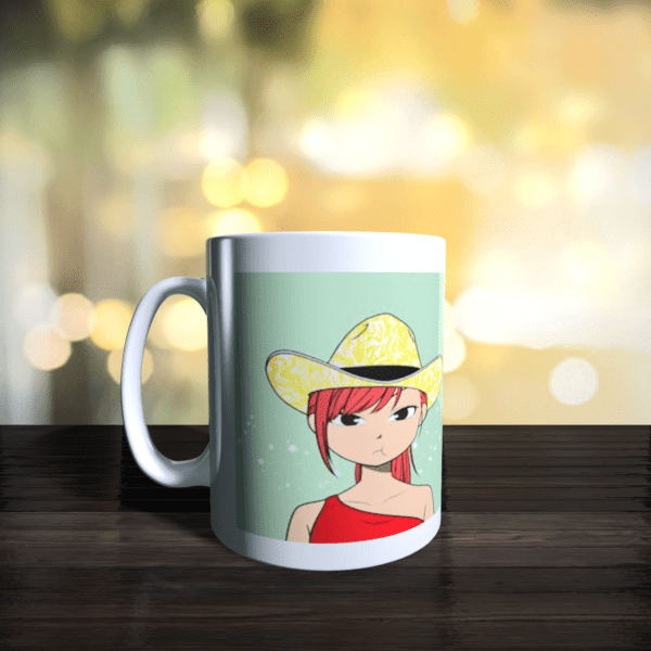 Jack and Rex | Plain Ceramic : Cosmic Cowgirl #228 NFT White White Crypto NFT Fan Coffee Cup, White Printed Microwave and Dishwasher Safe | White Printed Coffee | 325ML Ceramic Coffee Mug (325 ml) Jack and Rex | Plain Ceramic : Cosmic Cowgirl #228 NFT White White Crypto NFT Fan Coffee Cup, White Printed Microwave and Dishwasher Safe | White Printed Coffee | 325ML Ceramic Coffee Mug (325 ml)